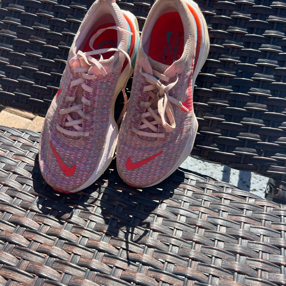 Nike Pink and Red Women's Sneakers